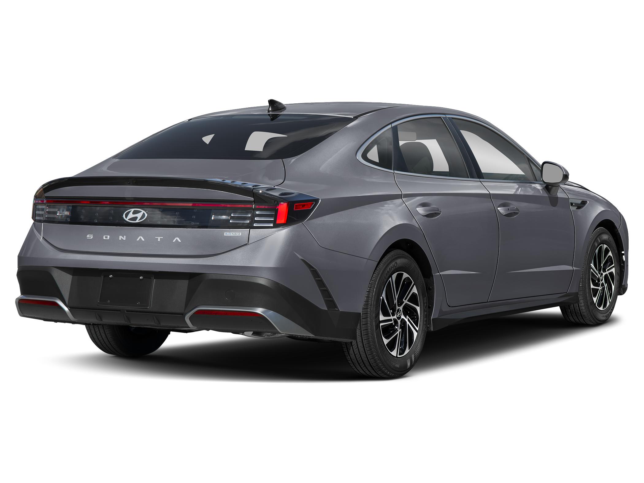 2026 Hyundai Sonata Blue — rear three-quarter view